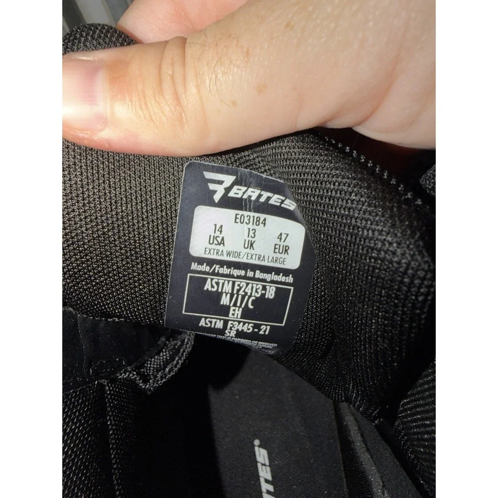 Bates E03184 Military/Tactical‎ Boots Balck Size 14